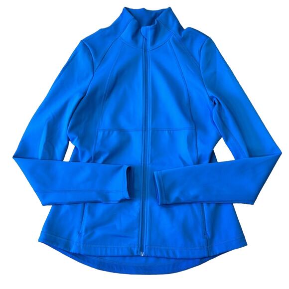 Sweaty Betty Women's Power Boost Workout Zip Up Oxford Blue Size M - Picture 3 of 10